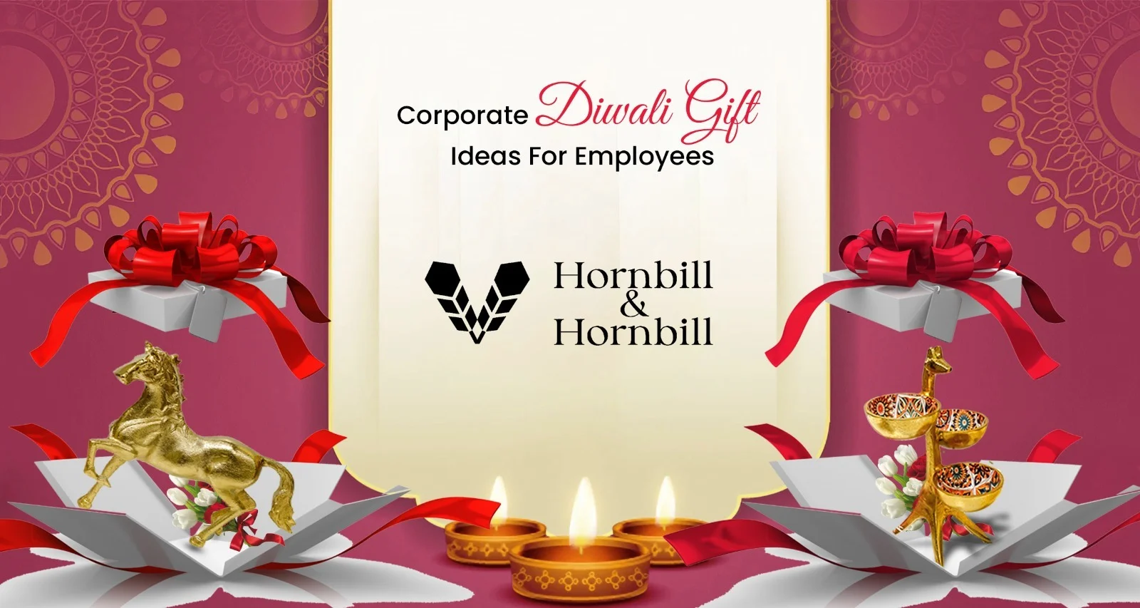 Mini Diwali Corporate Gift Set | Diwali Gifting | Personalised Leather  Penstand